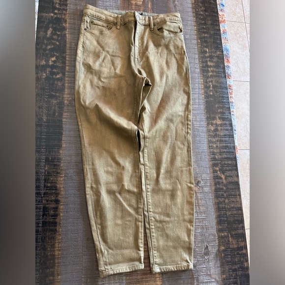 Ralph Lauren jeans metallic golden color size 12 - Picture 3 of 7